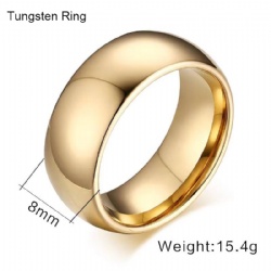 Gold/Silver Matte Tungsten Ring Wedding