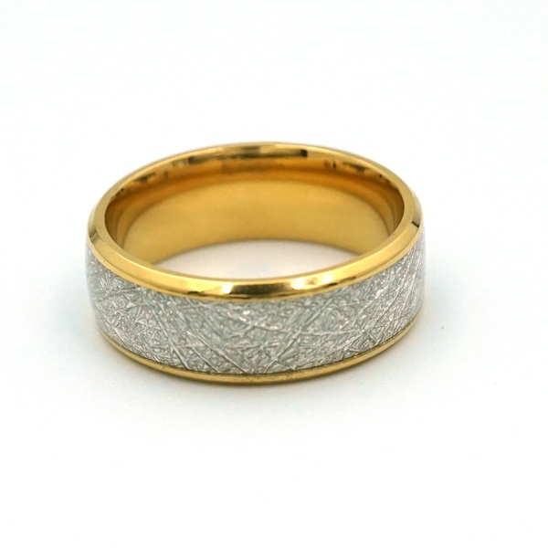 3 stones titanium steel ring gold for men women