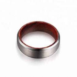 Gold/Silver Matte Tungsten Ring Wedding