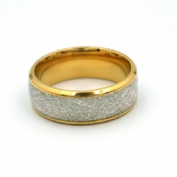 3 stones titanium steel ring gold for men women