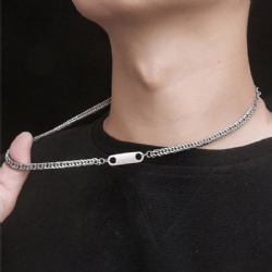 Fashion Stainless Steel Necklace Accessories Jewelry Gift For Men Friendship