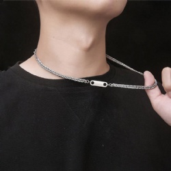 Fashion Stainless Steel Necklace Accessories Jewelry Gift For Men Friendship